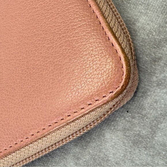 Chanel Pink Camelia Zippy Leather Long Wallet - Picture 7 of 14